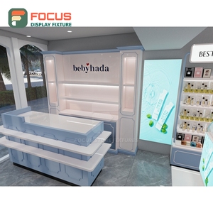 Servicio Integral para Tiendas Minoristas: Expositor de Piso de Madera Sólida, Solución Integral para Diseño de Tiendas de Cosméticos - Product Image 5
