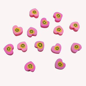 Vente en gros Offres Spéciales 10*5mm Love Face Polymer <span class=keywords><strong>Soft</strong></span> Clay Bead pour <span class=keywords><strong>Fimo</strong></span> Handmade Neckchain Beads - Product Image 4