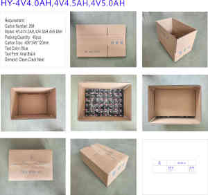 디지털 스케일 배터리를위한 최고의 배터리 4v 4ah 4.5ah 5.0ah 딥 사이클 밀봉 납산 배터리 - Product Image 3