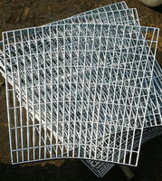 Plateforme en treillis galvanisé de type I, vente directe d'usine, grille en acier ASTM A1011 avec drain en carbone