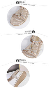 Sandalias planas para mujer, zapatos de gladiador con correa cruzada, informales, sexys, atadas - Product Image 5