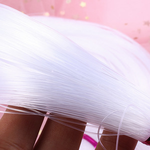 Fil de pêche transparent non élastique, fil de perlage rond en résine plastique, accessoires de bijouterie, gamme de tailles complète, Yiwu - Product Image 2