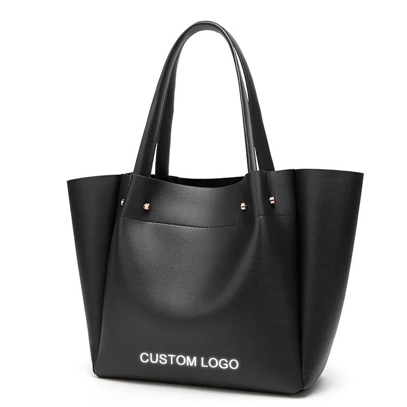 Bolsa de mão para mulheres, fabricante personalizar logotipo para senhoras 2023 elegante designer bolsas e bolsas de mão de luxo grande couro