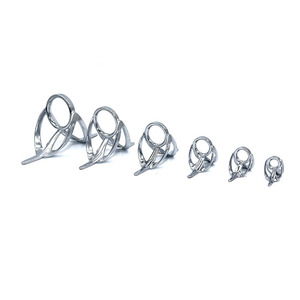 วงแหวนนำสายคู่สแตนเลสสำหรับคันเบ็ดตกปลาทะเล อุปกรณ์ตกปลาสำหรับงานหนัก - Product Image 3