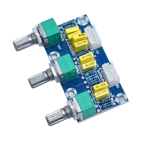 Module d'amplificateur de puissance préamplificateur Hifi XH-M802 avec réglage du son basse et haute fréquence, carte de tonalité passive