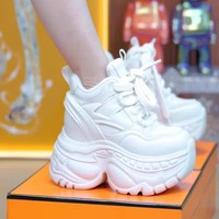 Baskets Chunky Épaisses pour Femmes de Petite Taille, Style Dad Sneakers, avec Semelle Plateforme Épaisse Durian, Tendance Printemps-Été, Souples et Polyvalentes, Chaussures de Marche