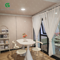 20 pieds Casas de Contenedor maison avec porche et cuisine maison conteneur modulaire préfabriquée extensible maison restaurant magasins