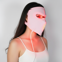 Nouvelle arrivée Thérapie par lumière rouge infrarouge pour le visage Machine à lumière LED pour le visage Thérapie par lumière LED infrarouge Masque