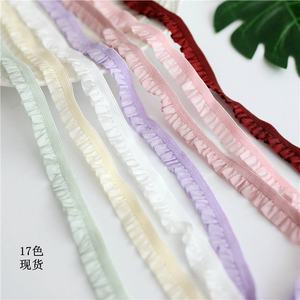 Ribetes de encaje de 1 cm, elásticos con volantes de algodón para ropa infantil, moda multicolor - Product Image 1