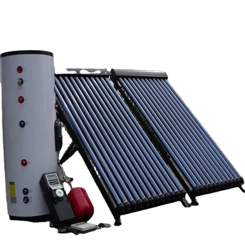 Solar shower hot water system split pressure solar water heater for Europe