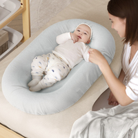 Boori Hypoallergénique Non Toxique Bébé Literie Sommeil Sain Chaise Longue Airflow Matelas 840x520x120mm Ovale Lit Chambre Lavable