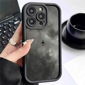 Sky <strong>Cloud</strong> Over Airplane Print Ladder Lens Style Shockproof TPU Mobile Phone Cover Case for <strong>Samsung</strong> Galaxy A07 A17 A56 S26 Ultra - Product Image 6