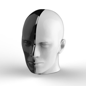 Tête de Mannequin en Résine pour Homme Adulte, Présentoir de Vêtements avec Tête en Fibre de Verre - Product Image 2