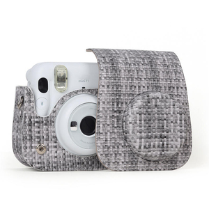 Caiul – accessoires pour appareil photo, étui de protection en PU à motif tissé et album photo de collection Flim pour fujifilm, film <span class=keywords><strong>instax</strong></span> Mini 11 - Product Image 3