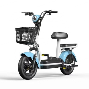 Venta Directa de Fábrica de Bicicleta Eléctrica Urbana Mini de 14 Pulgadas, Batería Recargable de Plomo-ácido de 48V 12A, Bicicleta Eléctrica para Adultos de 350W - Product Image 4