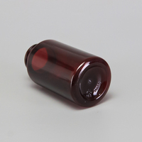 Bouteille de médicaments en plastique PET brun de haute qualité, écologique, 120 ml, 150 ml, 200 ml, avec bouchon à vis