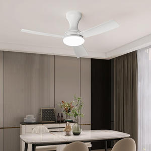 Ventilateur de plafond intelligent moderne avec lumière - Contrôle par application/télécommande, 42 pouces, 3 pales, LED dimmable, moteur DC silencieux et économe en énergie, 6 vitesses - Product Image 2