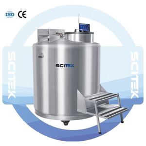 Tanque de Nitrógeno Líquido SCITEK Cryobiobank de 65L HIPS con Garantía de 3 Años para Refrigeración de Muestras Biológicas en Laboratorio - Product Image 5