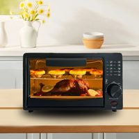 Kustomisasi OEM/ODM Oven Digital dengan Wadah Dalam Food-grade 12L, 16L, 18L, 22L, Oven Listrik Rumah Tangga Multifungsi untuk Memanggang