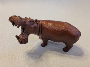 Nuovo arrivo scultura d'arte in rame animali di pianto ippopotamo ornamento in rame - Product Image 5