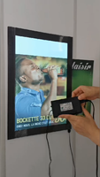 Bingkai Lampu Iklan EL Poster Terbaru Bingkai Iklan dengan Kecerahan Tinggi untuk Pameran atau Papan Iklan atau Menu