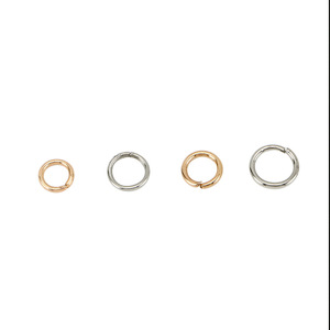 Anillo metálico abierto chapado en hierro con eslabón móvil para fabricación de anillos, componentes para joyería. - Product Image 5