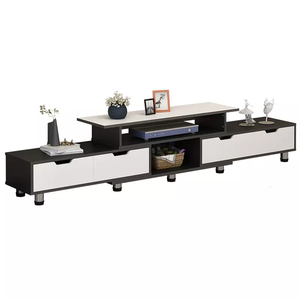 <span class=keywords><strong>Table</strong></span> <span class=keywords><strong>basse</strong></span> de meuble TV nordique de chambre à coucher en bois massif rétractable moderne simple - Product Image 1