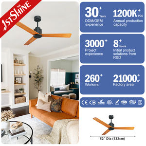 Ventilateur <span class=keywords><strong>de</strong></span> plafond 1stshine Moderne Économiseur d'énergie 110V Basse tension 6 vitesses Ventilateur <span class=keywords><strong>de</strong></span> plafond avec contrôle intelligent par application - Product Image 3