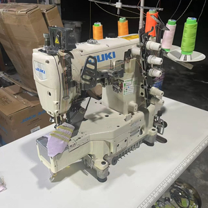 Vente d'usine – Machine à coudre industrielle à lit plat Juki-7823 d'occasion, blanche, 650 points/min, épaisseur 7 mm, aiguille UY128 multiple - Product Image 2