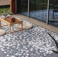 Vente directe d'usine bricolage terrasse en pierre pour carreaux de patio panneau de terrasse composite