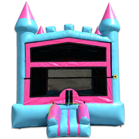 Château gonflable personnalisé en PVC durable pour enfants, idéal pour les fêtes d'anniversaire en plein air