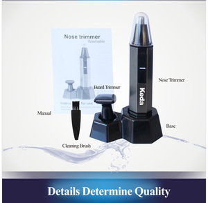 Tondeuse à barbe et <span class=keywords><strong>nez</strong></span> <span class=keywords><strong>rechargeable</strong></span> 2-en-1, kit de <span class=keywords><strong>coupe</strong></span> de cheveux sans fil, tondeuse à <span class=keywords><strong>poils</strong></span> d'<span class=keywords><strong>oreilles</strong></span> et de <span class=keywords><strong>nez</strong></span> - Product Image 4
