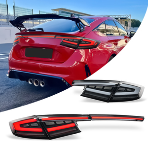 ไฟท้าย LED <span class=keywords><strong>ราคา</strong></span>โรงงาน สำหรับ Honda <span class=keywords><strong>Civic</strong></span> รุ่นที่ 11 สำหรับ <span class=keywords><strong>Hatchback</strong></span> Type-R ปี <span class=keywords><strong>2022</strong></span>+ กันน้ำ IP67 พร้อมไฟเลี้ยวแบบ Sequential - Product Image 1