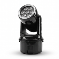 Projecteur LED mobile 120W RGBW 7x15W 4-en-1 à mélange fluide, effet Wash, DMX512, pour scène, DJ, boîte de nuit, performance vert-rouge