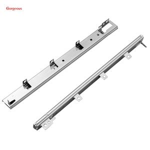 Glissières télescopiques à montage supérieur pour meubles de <span class=keywords><strong>cuisine</strong></span>, en zinc bleu, à deux sections, largeur 25 mm, pour tiroirs suspendus - Product Image 3