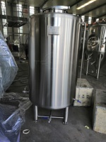 Cuve de fermentation conique à double enveloppe avec contrôle de température pour brasserie