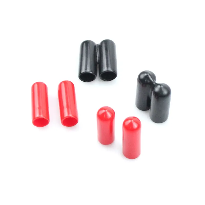 Thread Protector Round Vinyl Rubber Protective Threaded Rod Safety Pvc Stud End Caps For 3/8" Threaded Rods