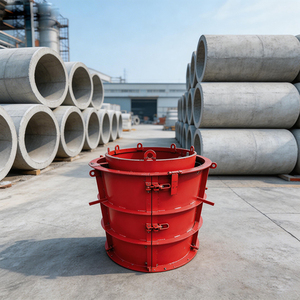 Molde de Acero Personalizable para Pozos de Hormigón, Molde Manual para Tuberías de Drenaje Subterráneo - Product Image 3