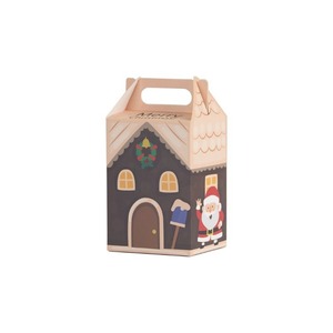 <b>Christmas</b> House Shaped Candy <b>Boxes</b> with Handle for Kids Party Favors - Product Image 6
