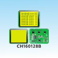 Modul LCD Grafis Dot Matrix COB CH160128B 160x128 101.0x82.0mm Pengontrol T6963C/UC6963 Pabrik ChuanHangDisplay Langsung dari Pabrik