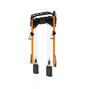 YX Commercial – Rack de Squat Pliant Mural Multifonctionnel pour Utilisation avec Équipement de Fitness et <span class=keywords><strong>Musculation</strong></span> à Domicile et en Salle de Sport - Product Image 1