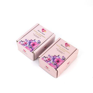 Boîte cadeau pliable pour cosmétiques et soins de la peau avec logo personnalisé, capsules de resserrement vaginal de luxe, boîte en carton ondulé - Product Image 4
