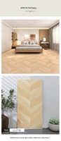 Carrelage en porcelaine mat 300*600mm, résistant aux acides, antibactérien, antidérapant, avec bordures en briques réfractaires, garantie 5 ans pour sols intérieurs modernes