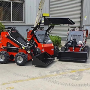 미니 skidteer 로더 500kg 800kg 1 톤 작은 로더 딩고 전기 스키드 스티어 트랙 로더 판매 - Product Image 4