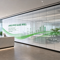 Pantalla LED Transparente de Gran Formato para Oficina, Vestíbulo, Mampara de Vidrio, Pantalla de Vidrio Completa