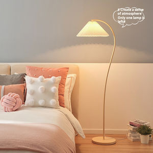 <span class=keywords><strong>Abat</strong></span>-<span class=keywords><strong>jour</strong></span> plissé de style crème <span class=keywords><strong>lampadaire</strong></span> <span class=keywords><strong>pour</strong></span> étude salon chambre table debout lampe d'ambiance - Product Image 2