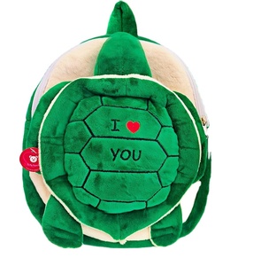 Mochila Personalizada al por Mayor para Bebés, Unisex, con Diseño de Tortuga, Material de Felpa y Algodón, Relleno de PP - Product Image 1