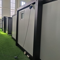 Maison préfabriquée extensible économique à 3 chambres, conteneur mobile pliable de 20FT 40FT pour habitation