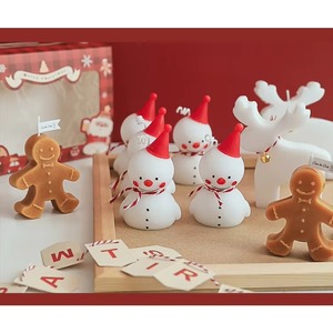 Velas Aromáticas Navideñas con Forma de Muñeco de Nieve y Alce, Lindas Velas de Aromaterapia para Decoración del Hogar, Regalos de Navidad, Venta al por Mayor - Product Image 6