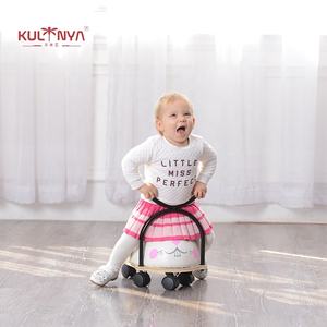 Оптовая продажа, детская деревянная машинка для верховой езды, игрушки для малышей, машинка-багги с ручкой - Product Image 2